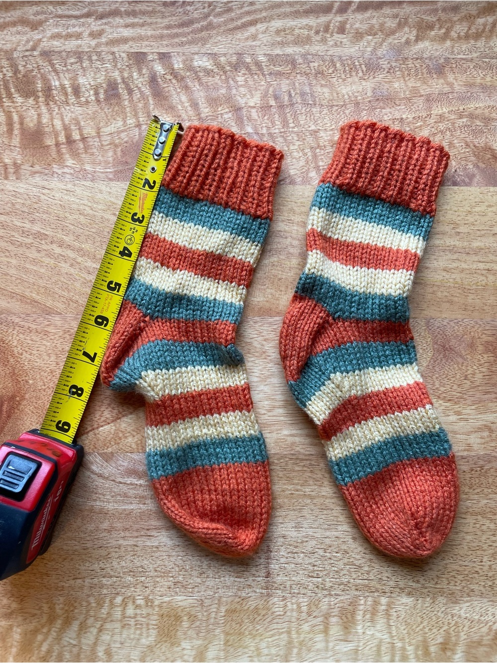 Hand-knit Socks - Picture 3 of 3